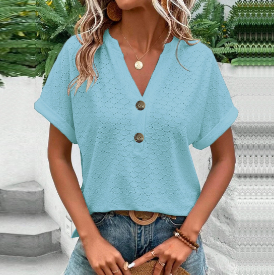 Image of Dames Blouse met Knoopsluiting