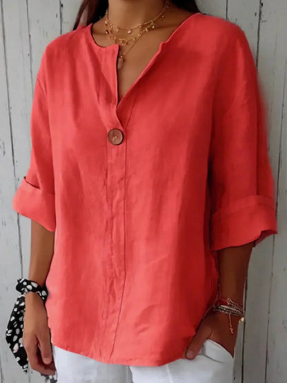 Image of Dames Blouse met Knoopsluiting