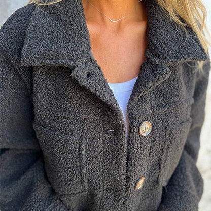 Image of Dames Button-Down Jas met Kraag