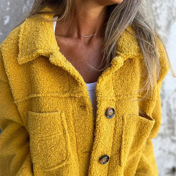 Image of Dames Button-Down Jas met Kraag