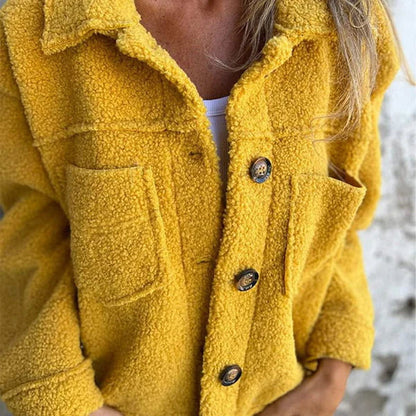 Image of Dames Button-Down Jas met Kraag