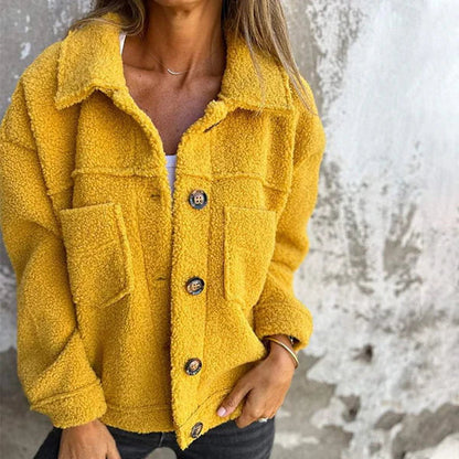 Image of Dames Button-Down Jas met Kraag