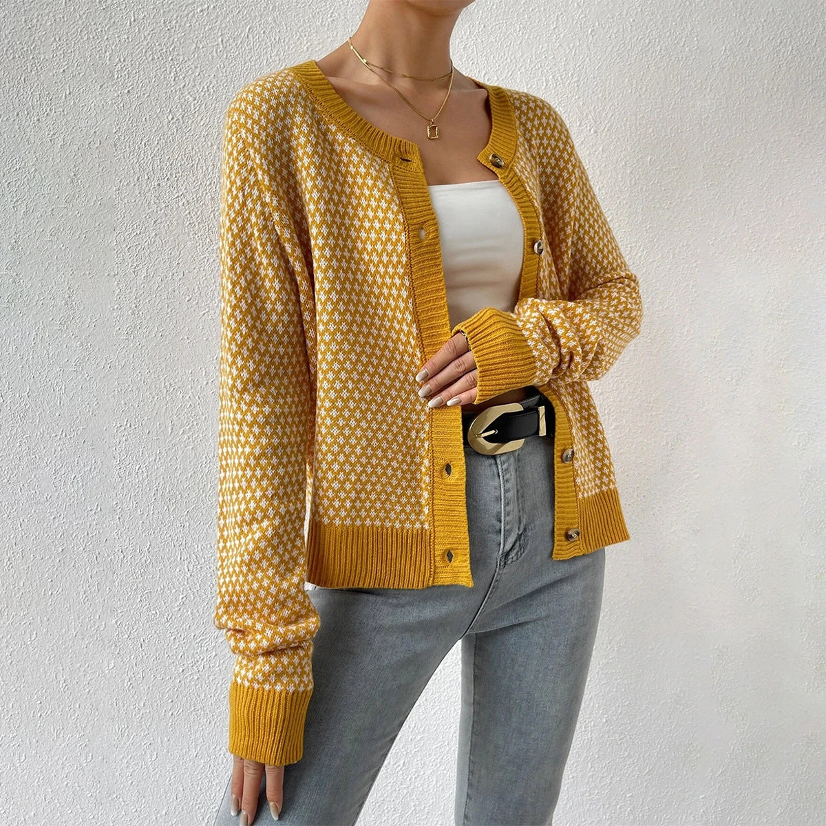 Image of Dames Cardigan met Knopen