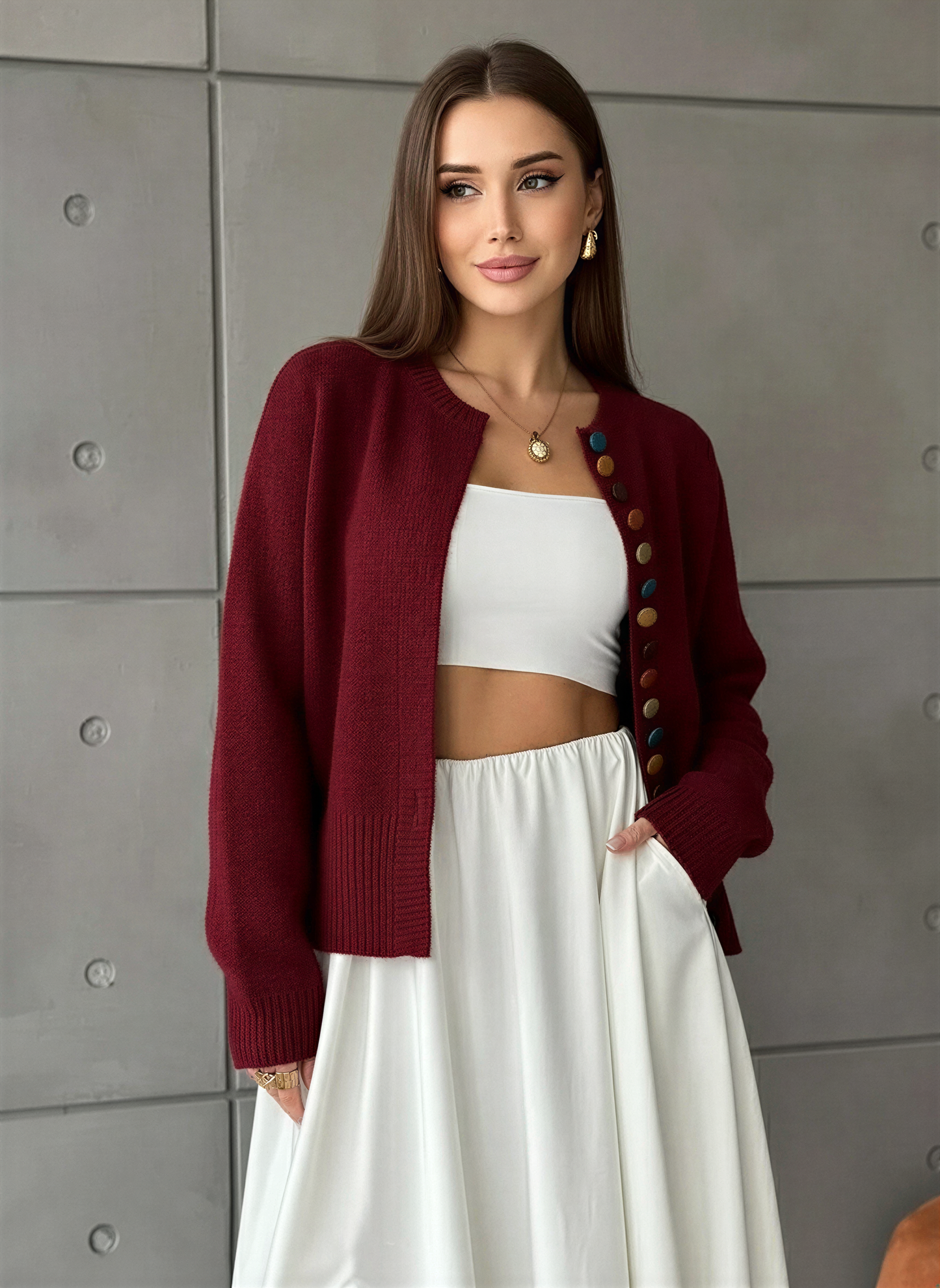 Image of Dames Cropped Vest