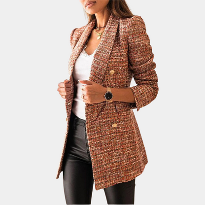 Image of Dames Double-Breasted Blazer Jas