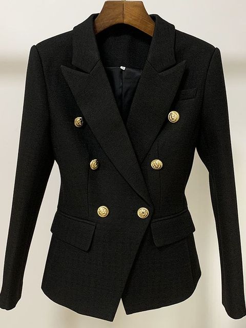 Image of Dames Double Breasted Tailored Fit Blazer Jas