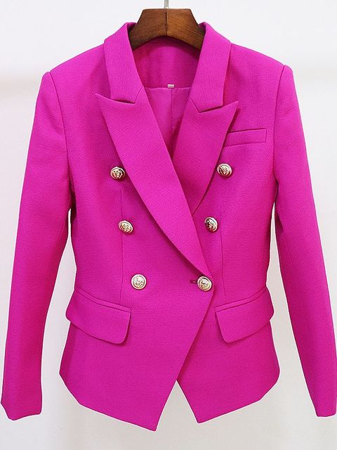 Image of Dames Double Breasted Tailored Fit Blazer Jas