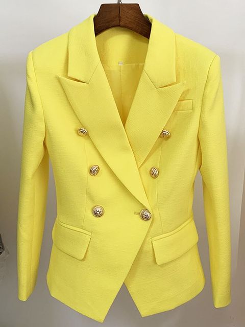 Image of Dames Double Breasted Tailored Fit Blazer Jas
