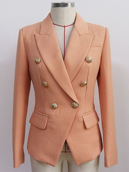 Image of Dames Double Breasted Tailored Fit Blazer Jas