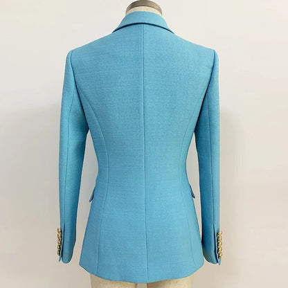 Image of Dames Double Breasted Tailored Fit Blazer Jas