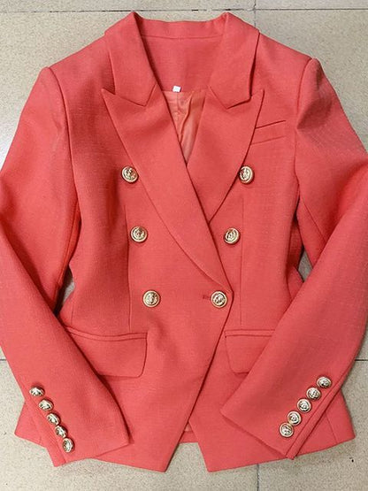 Image of Dames Double Breasted Tailored Fit Blazer Jas