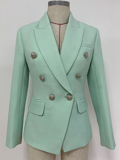 Image of Dames Double Breasted Tailored Fit Blazer Jas