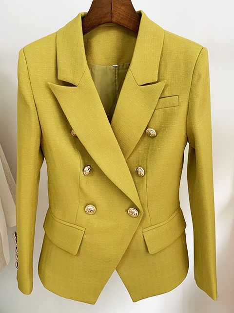 Image of Dames Double Breasted Tailored Fit Blazer Jas