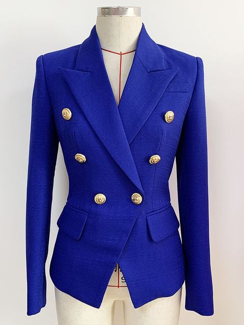 Image of Dames Double Breasted Tailored Fit Blazer Jas