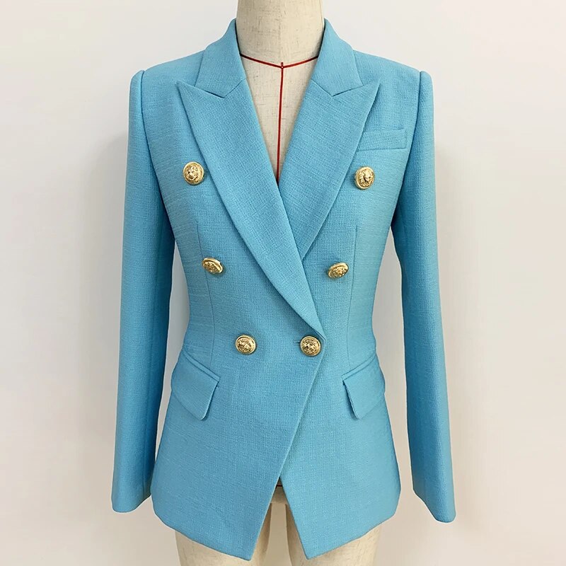 Image of Dames Double Breasted Tailored Fit Blazer Jas