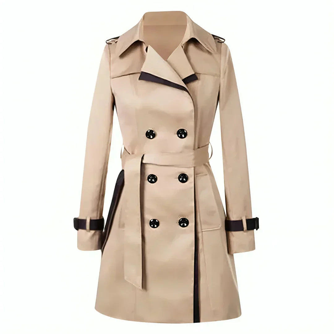 Image of Dames Double-Breasted Trenchcoat
