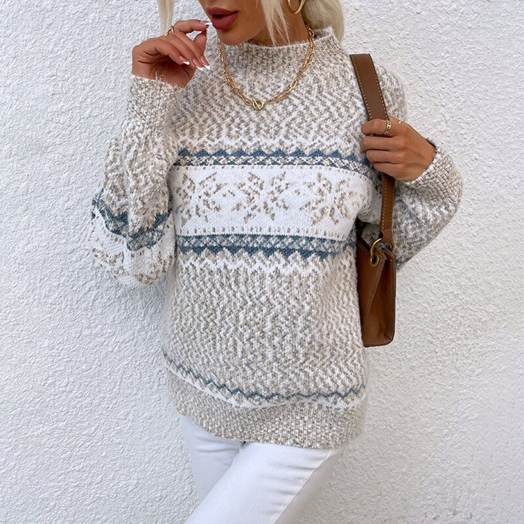 Image of Dames Fair Isle Relaxed Fit Trui