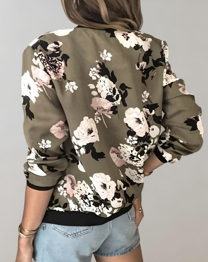 Image of Dames Floral Bomberjack