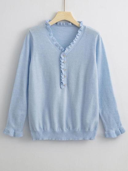 Dames Gerimpelde Blouse met Knoopsluiting - Image 2