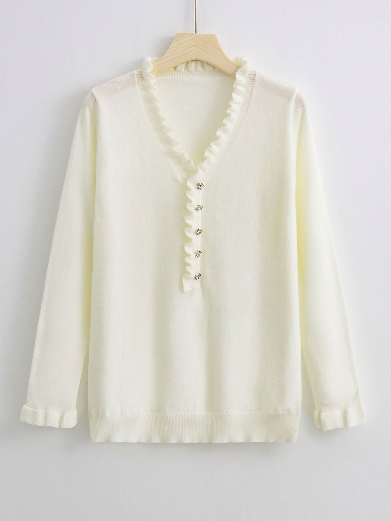 Dames Gerimpelde Blouse met Knoopsluiting - Image 5