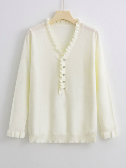 Dames Gerimpelde Blouse met Knoopsluiting - Image 5