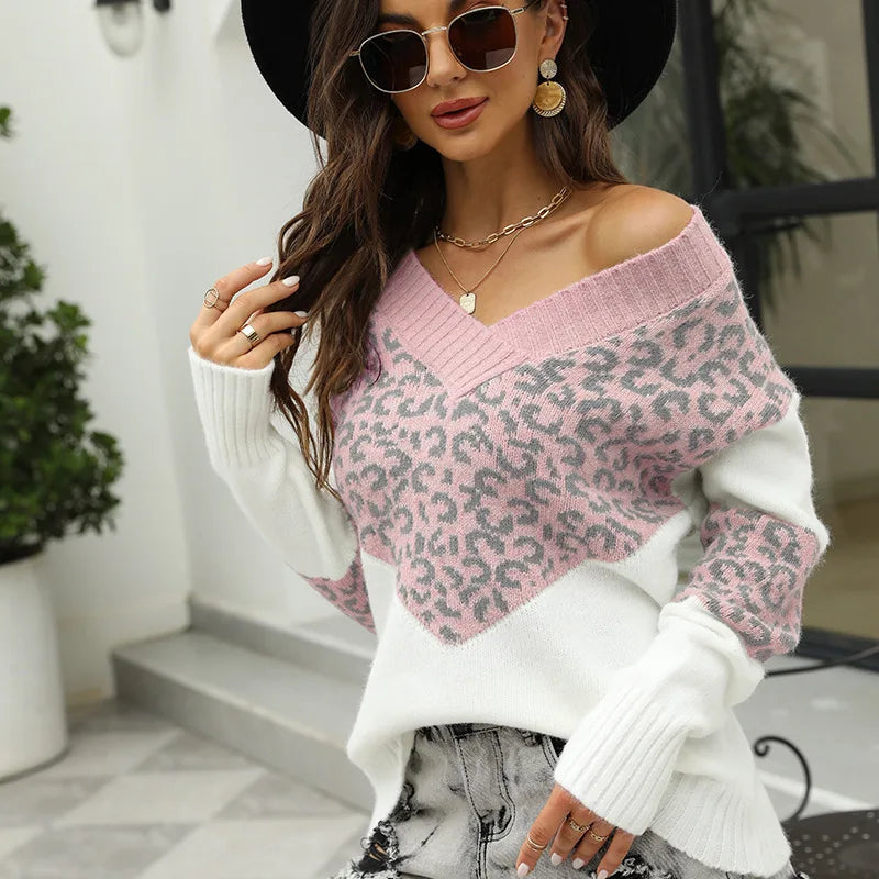 Dames Gestreept Oversized Trui - Image 2