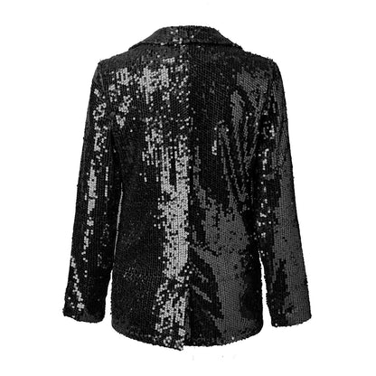 Dames glitterjasje met pailletten