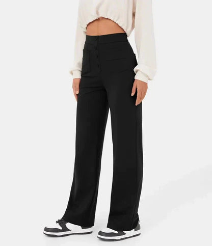 Image of Dames High-Waisted Wide Leg Broek
