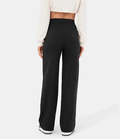 Image of Dames High-Waisted Wide Leg Broek