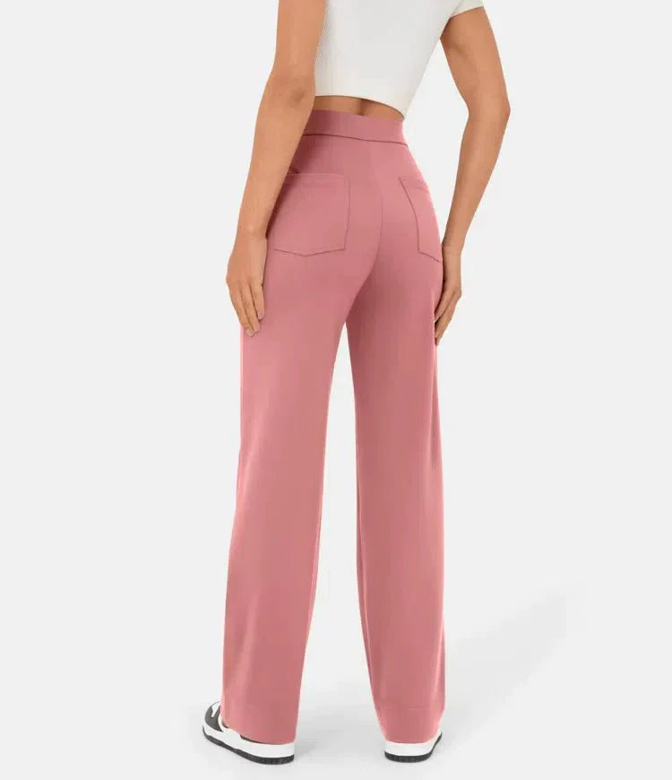 Image of Dames High-Waisted Wide Leg Broek