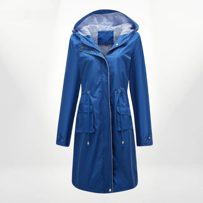 Image of Dames Hooded Lange Anorak Jas