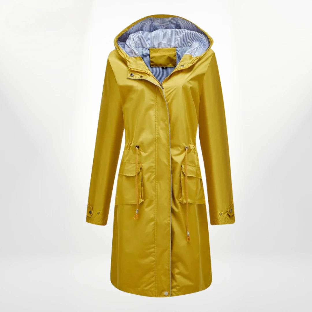 Image of Dames Hooded Lange Anorak Jas