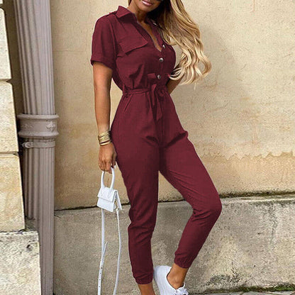 Image of Dames Jumpsuit met Riem