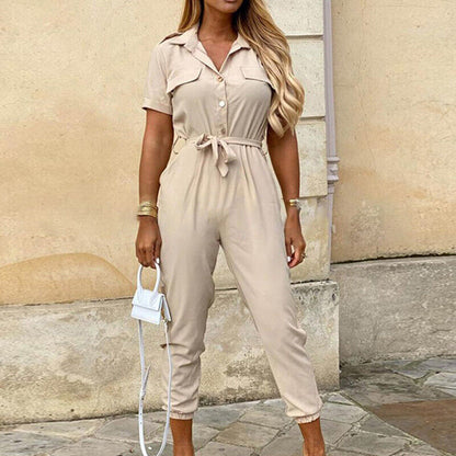 Image of Dames Jumpsuit met Riem