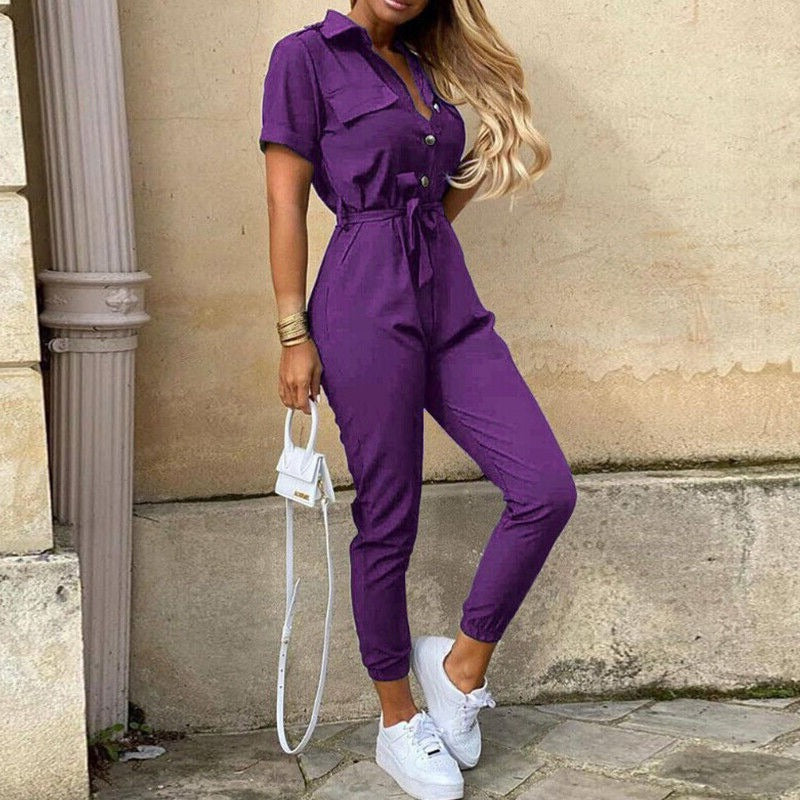 Image of Dames Jumpsuit met Riem