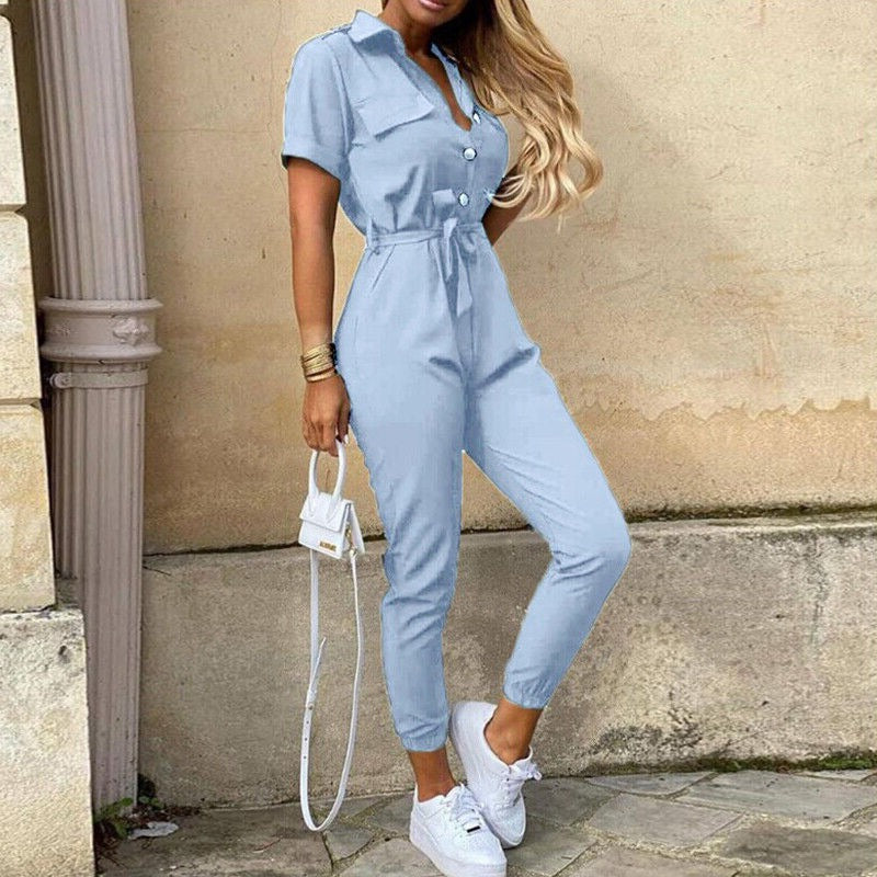 Image of Dames Jumpsuit met Riem