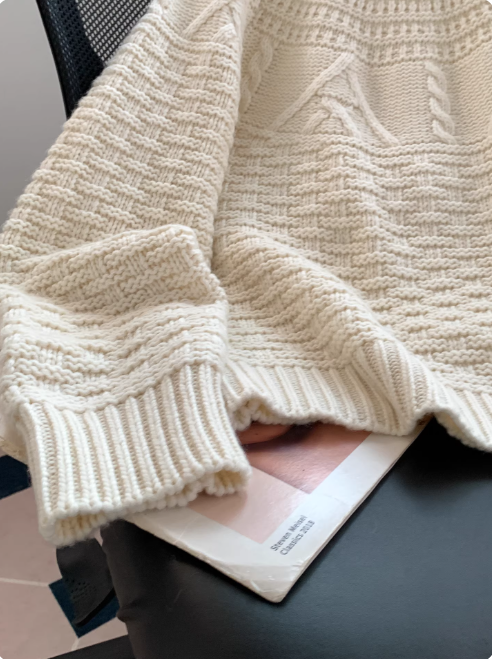 Image of Dames Kabel Gebreide Trui