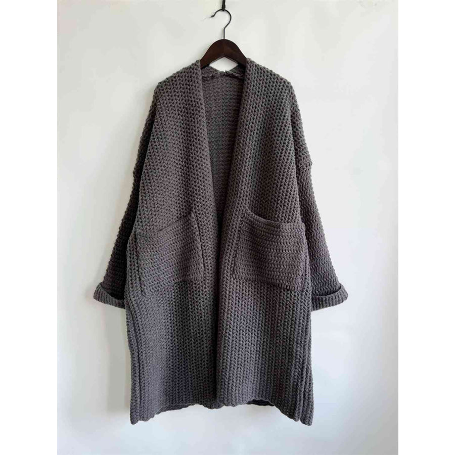 Image of Dames Lange Open Cardigan