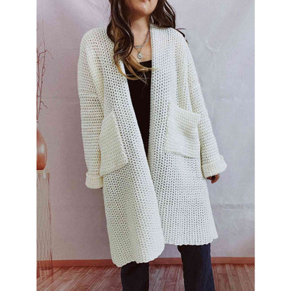 Image of Dames Lange Open Cardigan