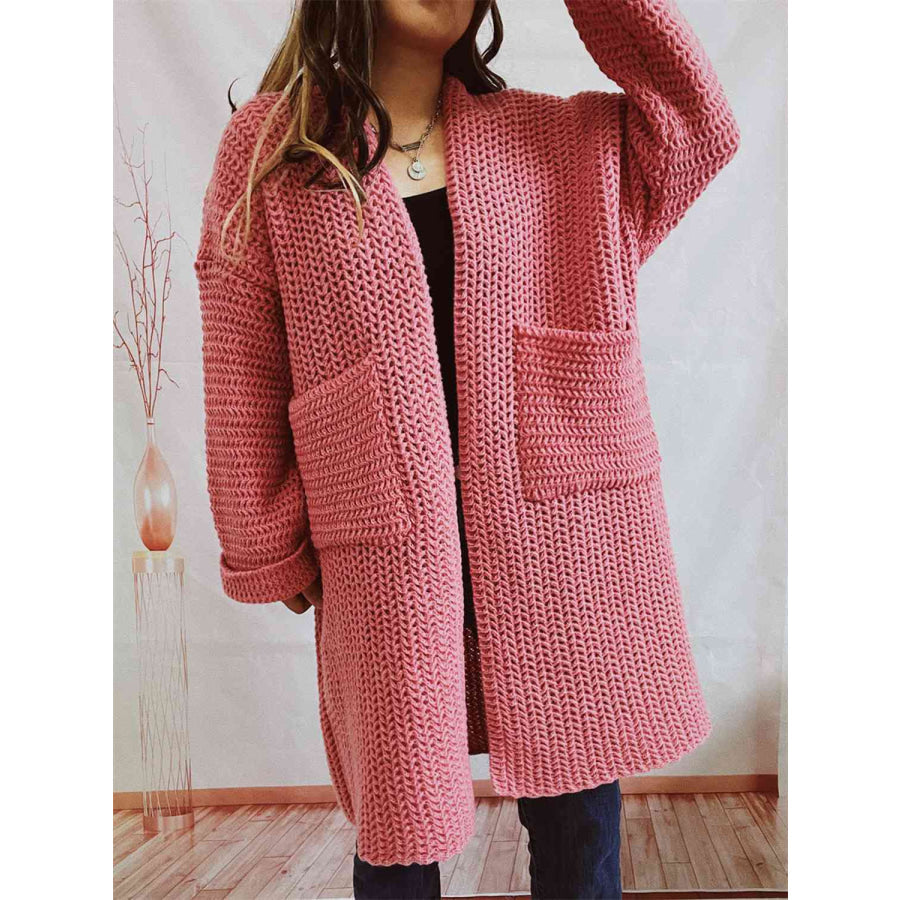 Image of Dames Lange Open Cardigan
