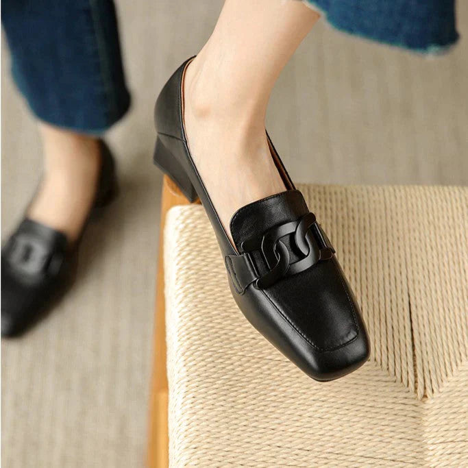 Image of Dames Loafer Hak Schoenen