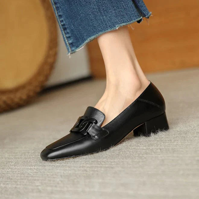 Image of Dames Loafer Hak Schoenen