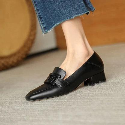 Image of Dames Loafer Hak Schoenen