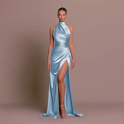 Image of Dames Maxi-jurk met Split en Wikkel