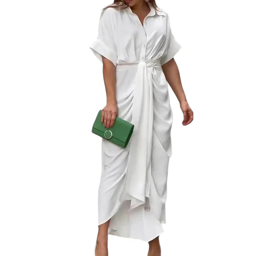 Image of Dames Overhemdjurk Midi Jurk