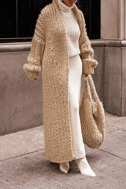 Image of Dames Oversized Grof Gebreid Vest