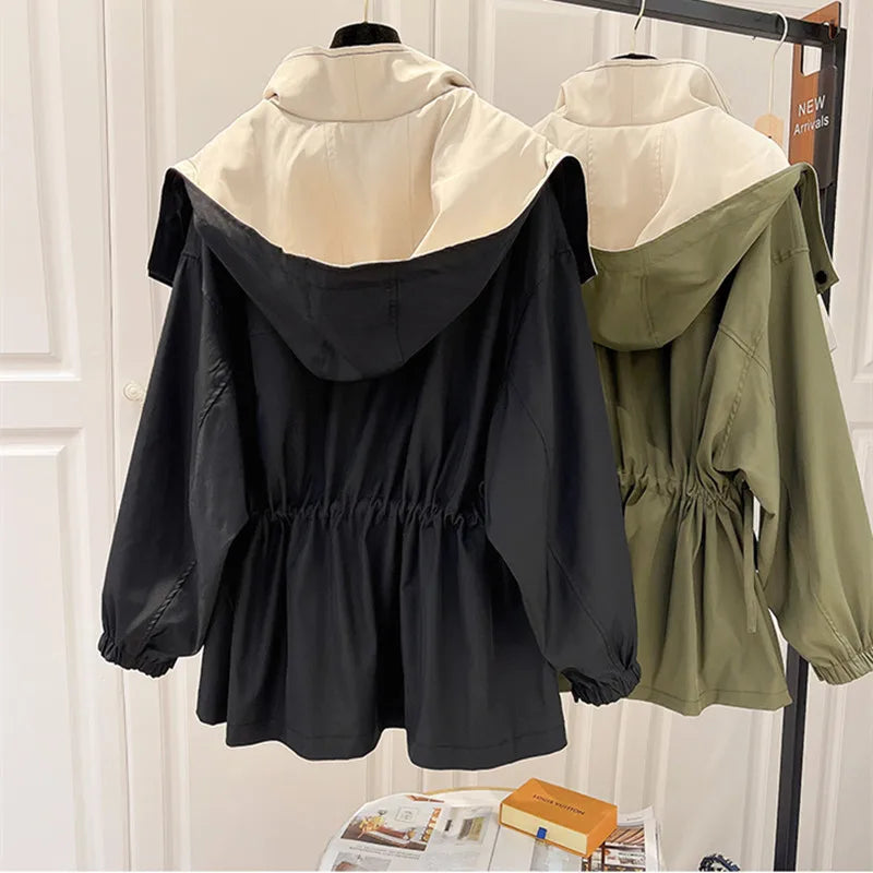 Image of Dames Oversized Jas met Kraag