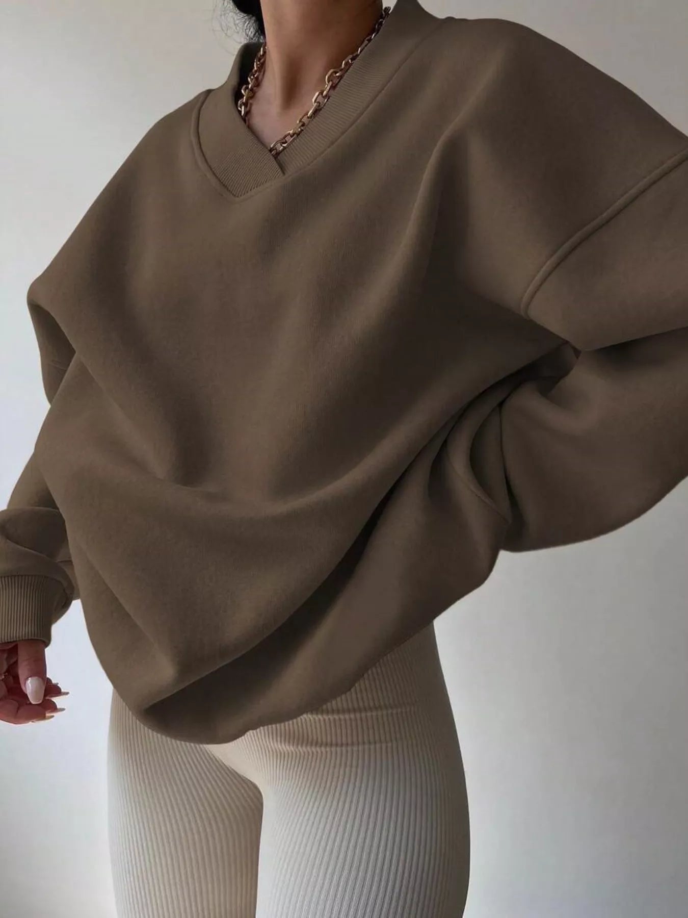 Image of Dames Oversized Pullover Trui