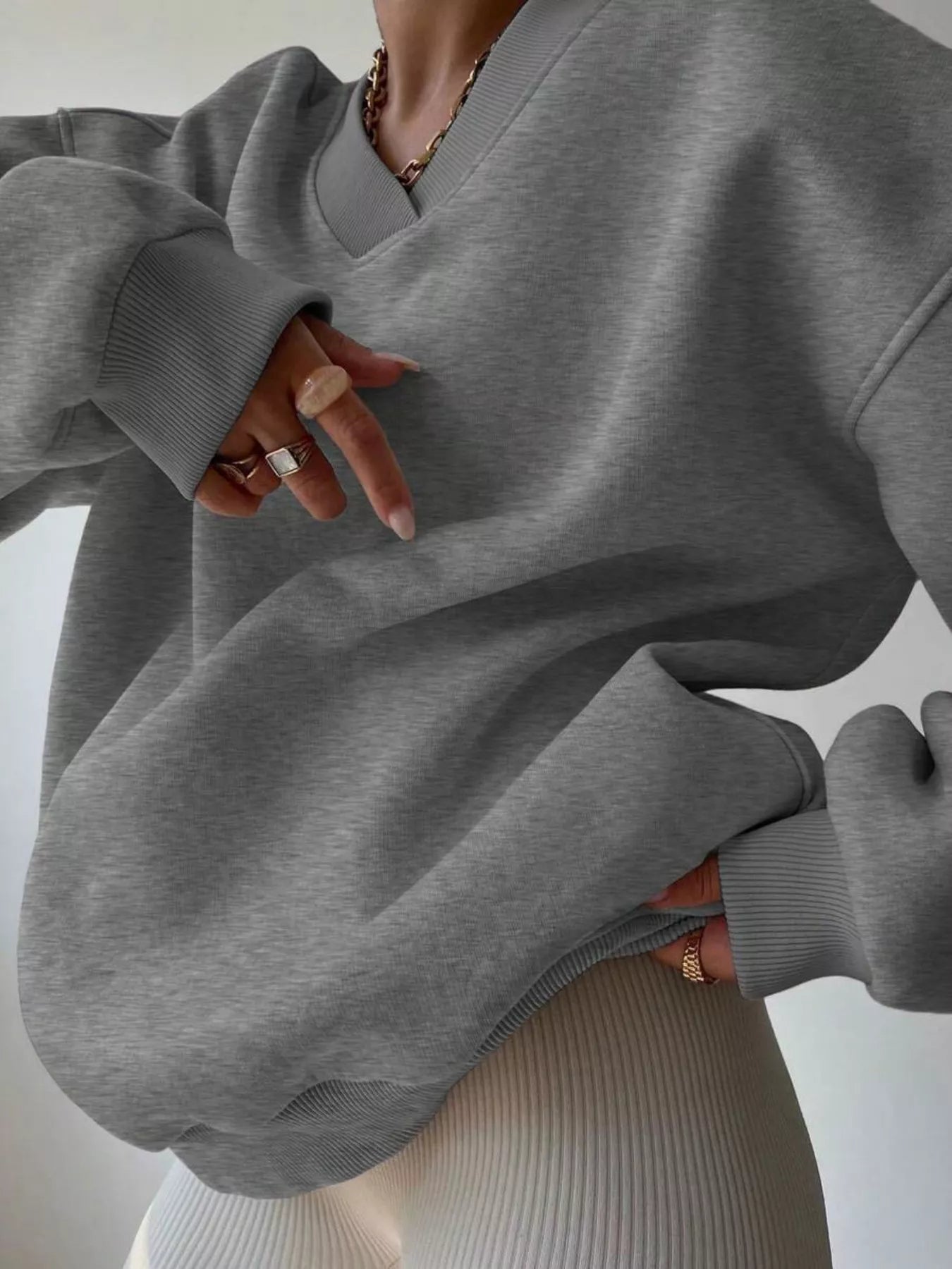 Image of Dames Oversized Pullover Trui