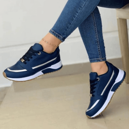 Image of Dames Platform Sneakers met Veters